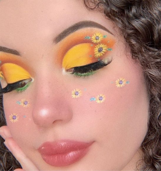 Bold And Bright Summer Makeup Vibrant And Daring Sunflower Look