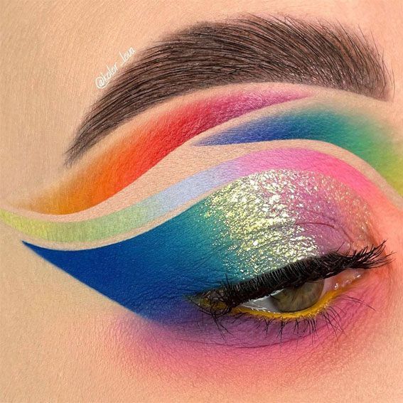 Bright Colorful Fancy Makeup Ideas Get Summer 🌈, Gallery posted by  𝚗𝚎𝚜𝚜 🐻🫧