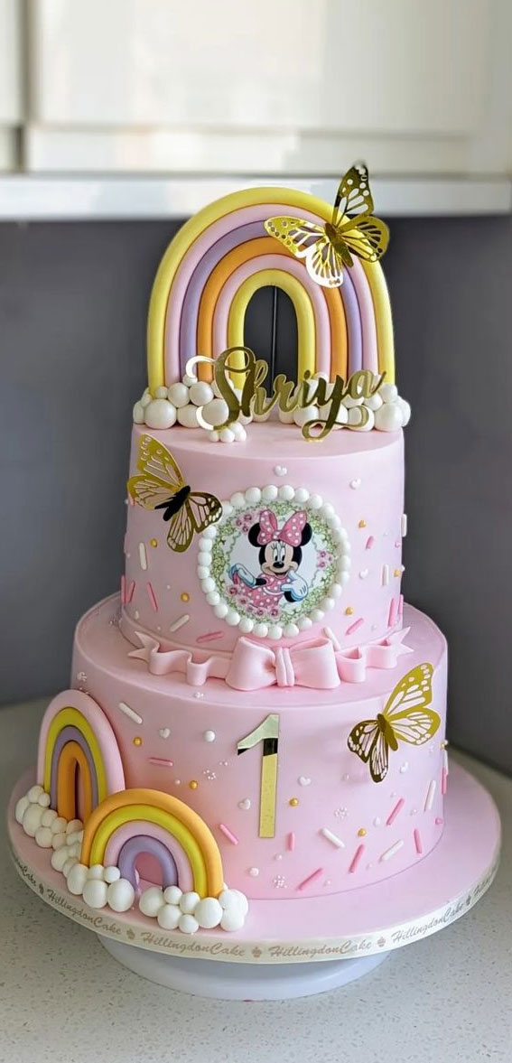 A Cake To Celebrate Your Little One : Minnie Mouse Pink Cake