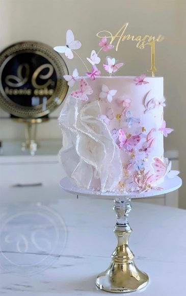 50 Birthday Cake Ideas to Mark Another Year of Joy : Butterfly Cake for ...