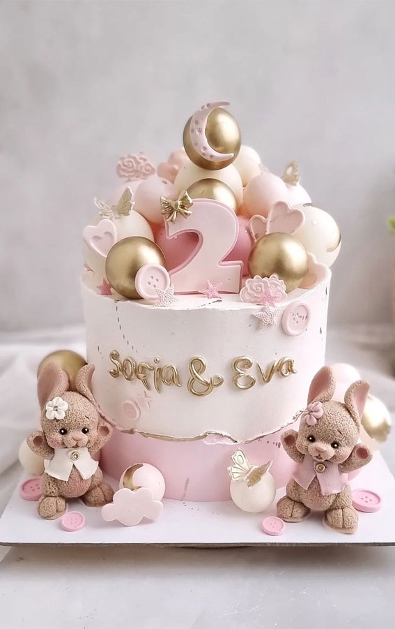 2nd Birthday Cake For Girl | 100% Eggless & Free Delivery