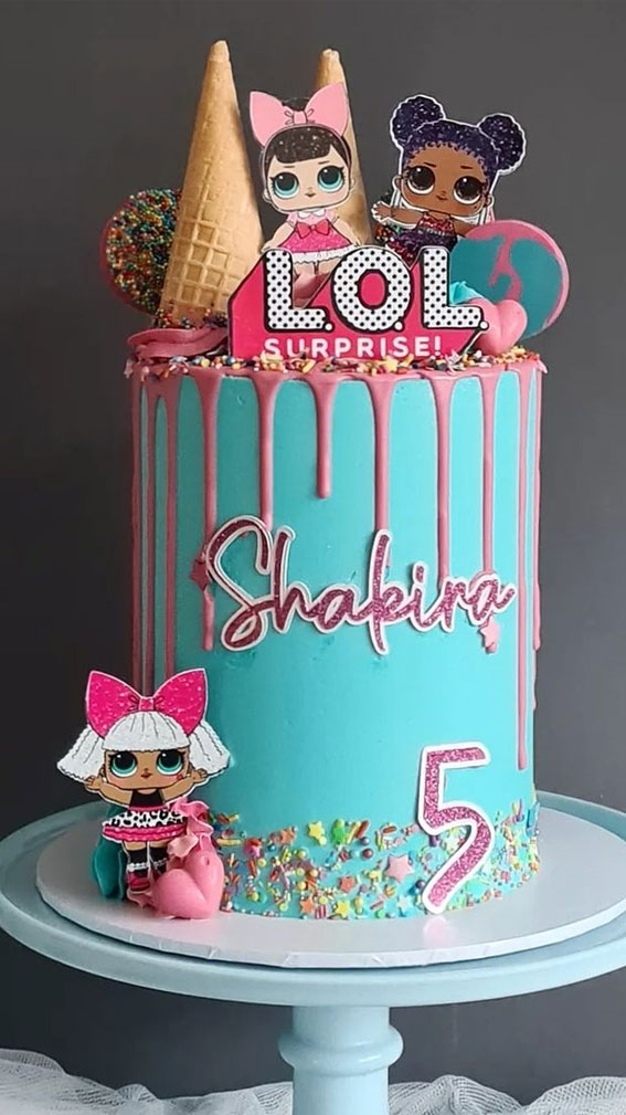 Pretty Cake Ideas For Every Celebration : LOL Surprise birthday cake