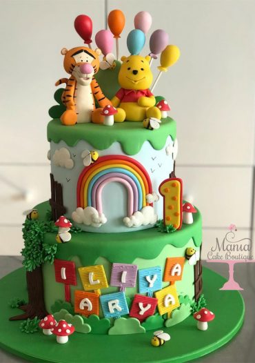 50 Birthday Cake Ideas to Mark Another Year of Joy : Winnie The Pooh Cake