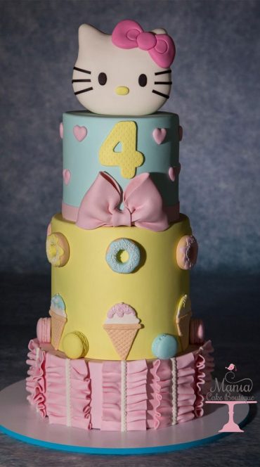 50 Birthday Cake Ideas to Mark Another Year of Joy : Hello Kitty Cake