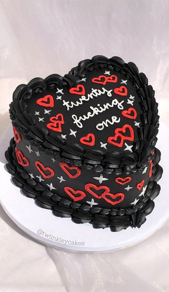 50 Layers of Happiness Birthday Cakes that Delight : Y2k Iinspired Hearts and Starts