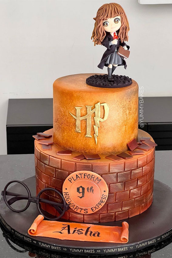 50 Layers of Happiness Birthday Cakes that Delight : Harry Potter Inspired Cake