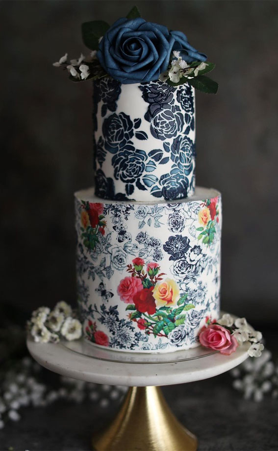 50 Layers of Happiness Birthday Cakes that Delight : Beyond Gorgeous Black Rose Cake
