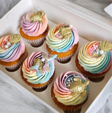 42 Heavenly Delights A Collection of Gourmet Cupcakes : Rainbow Mermaid ...
