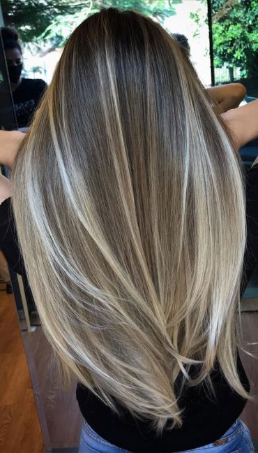 50 Exciting Hair Colour Ideas & Hairstyles for Brunettes : Platinum ...