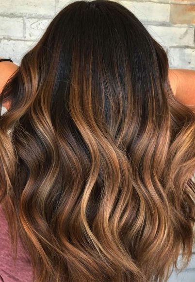 50 Exciting Hair Colour Ideas And Hairstyles For Brunettes Hazelnut Mocha