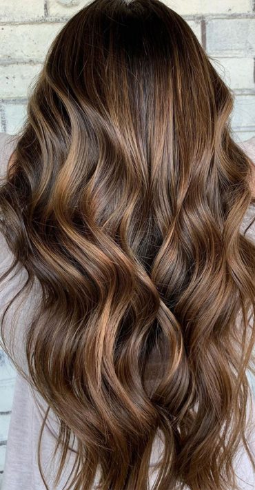 50 Exciting Hair Colour Ideas & Hairstyles for Brunettes : Dulce De Leche