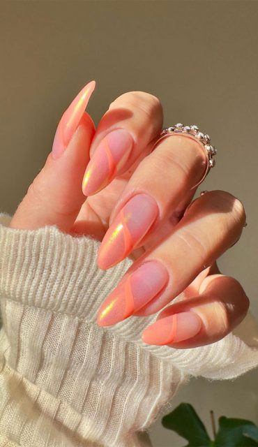 Celebrate Summer With These Cute Nail Art Designs Orange Ombre With