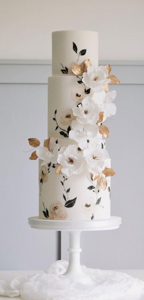 40 Eternal Elegance Wedding Cake Ideas Elegance Black Tie Wedding Cake 1790