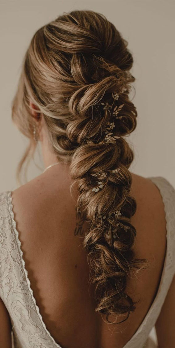 35 Enchanting Hairstyles for a Fairytale Wedding : Dreamy Messy Braids