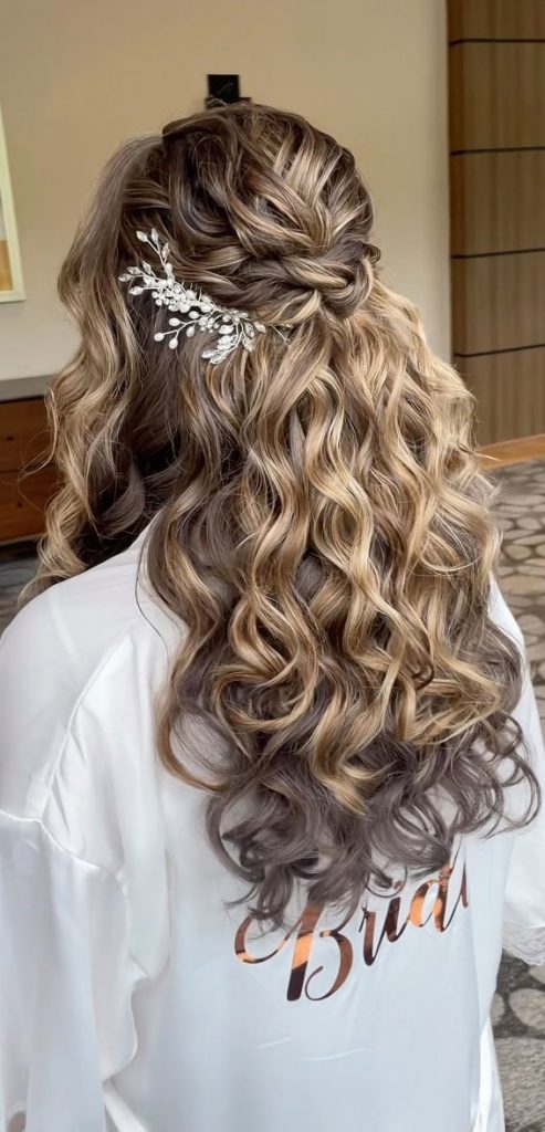 Half-Up, Half-Down Wedding Hairstyles that're Chic and Versatile ...