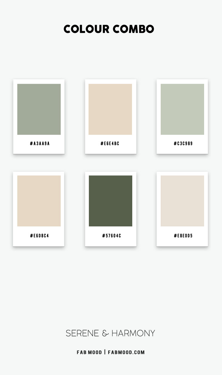Serene Harmony: Designing a Living Room with a Beige and Green