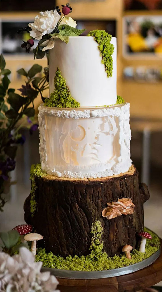 Be Nourished Now, Inc.: Wellness, inside and out: Enchanted Forest wedding  cake