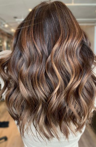 42 Breathtaking Balayage Hair Ideas : Caramel with Sun-Kissed Effect