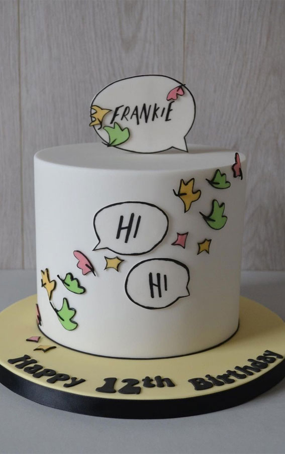 30+ Heartstopper Themed Cake Ideas : 7″ chocolate cake