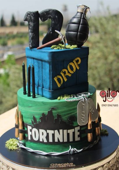 Fortnite Cake Ideas To Inspire You : Round & Square Fortnite Cake