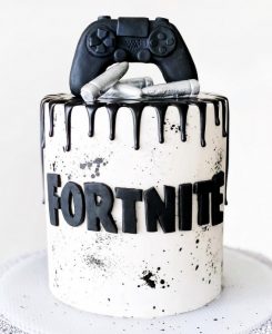 Fortnite Cake Ideas To Inspire You : White Fortnite Cake