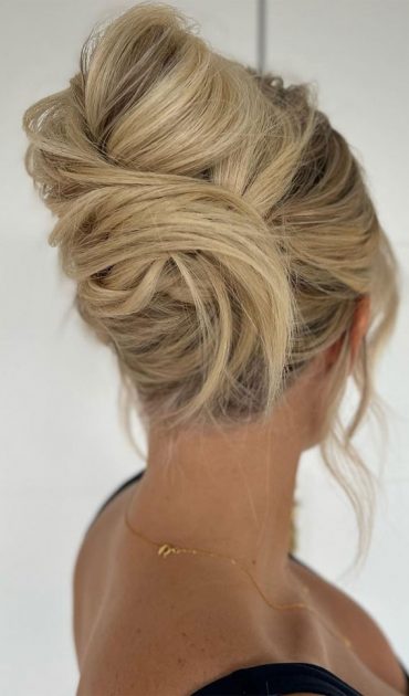 Chic Updos To Elevate Your Hair Game Blonde Undone French Twist