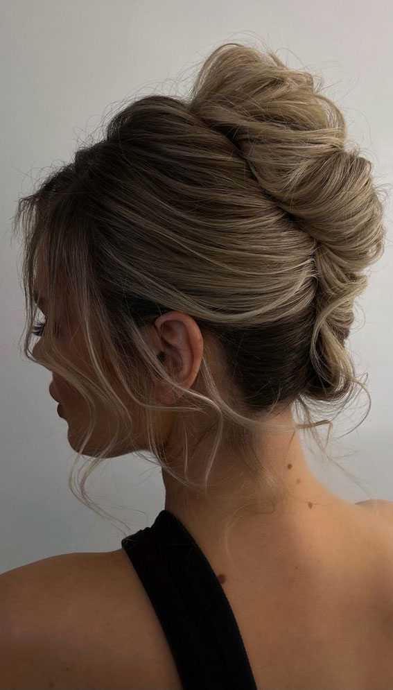 Chic Updos to Elevate Your Hair Game : Relaxed & Tousled French Twist
