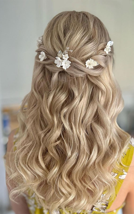 half up half down hairstyle, half up half down hairstyles, half up half down wedding hairstyle, wedding hairstyles, half up half down bridal hairstyle, half up half down