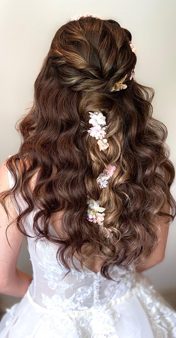 half up half down hairstyle, half up half down hairstyles, half up half down wedding hairstyle, wedding hairstyles, half up half down bridal hairstyle, half up half down