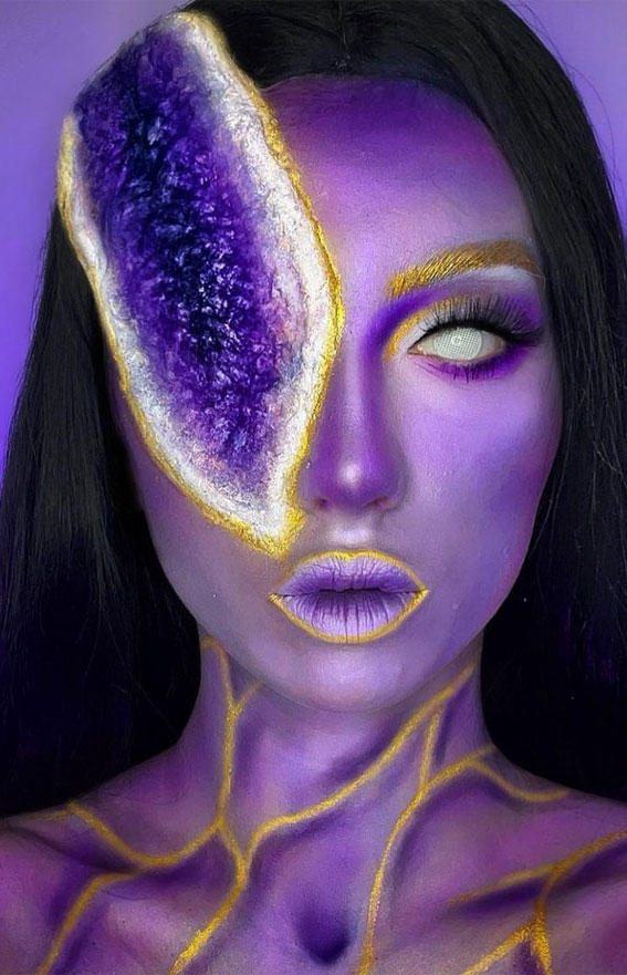 7 Out of This World Halloween Makeup Ideas for 2019 - Cosmic Body