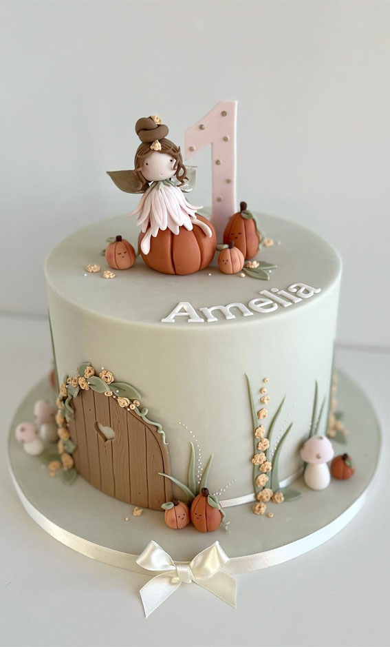 41 First Birthday Cake Ideas to Celebrate Milestone Moments : Cute Little Fairy Cake