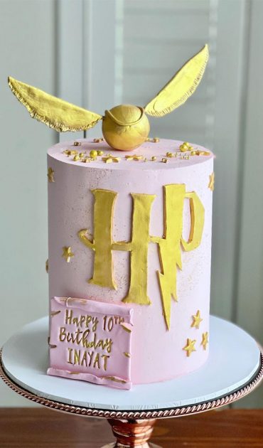 52 Enchanting Harry Potter Cake Ideas For Wizards And Witches : Pink ...