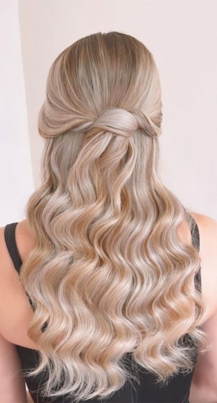 Half-Up Hairstyles That Stand the Test of Time : Twisted Smooth Knot ...