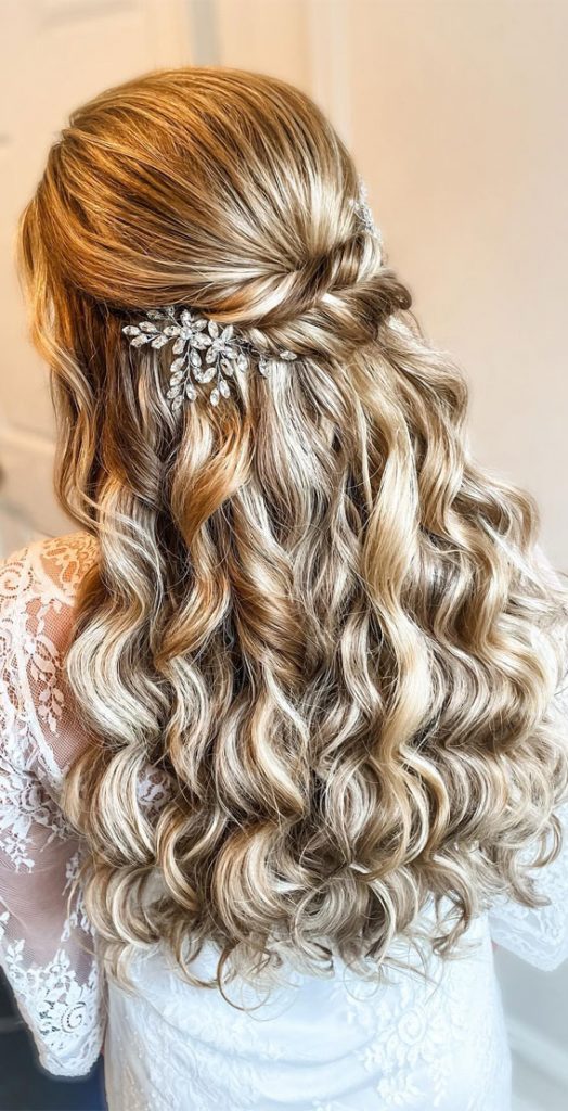 Half-Up Hairstyles That Stand the Test of Time : Half-Up with Fishtail ...