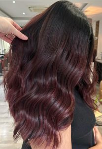 25 Cherry Cola Hair Color Ideas : Low Maintenance Cherry Burgundy