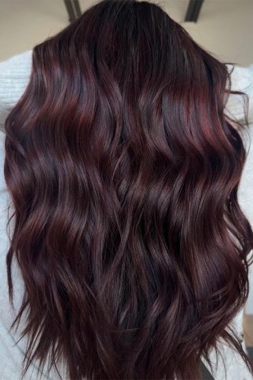 25 Cherry Cola Hair Color Ideas : Chocolate Cherry Bliss