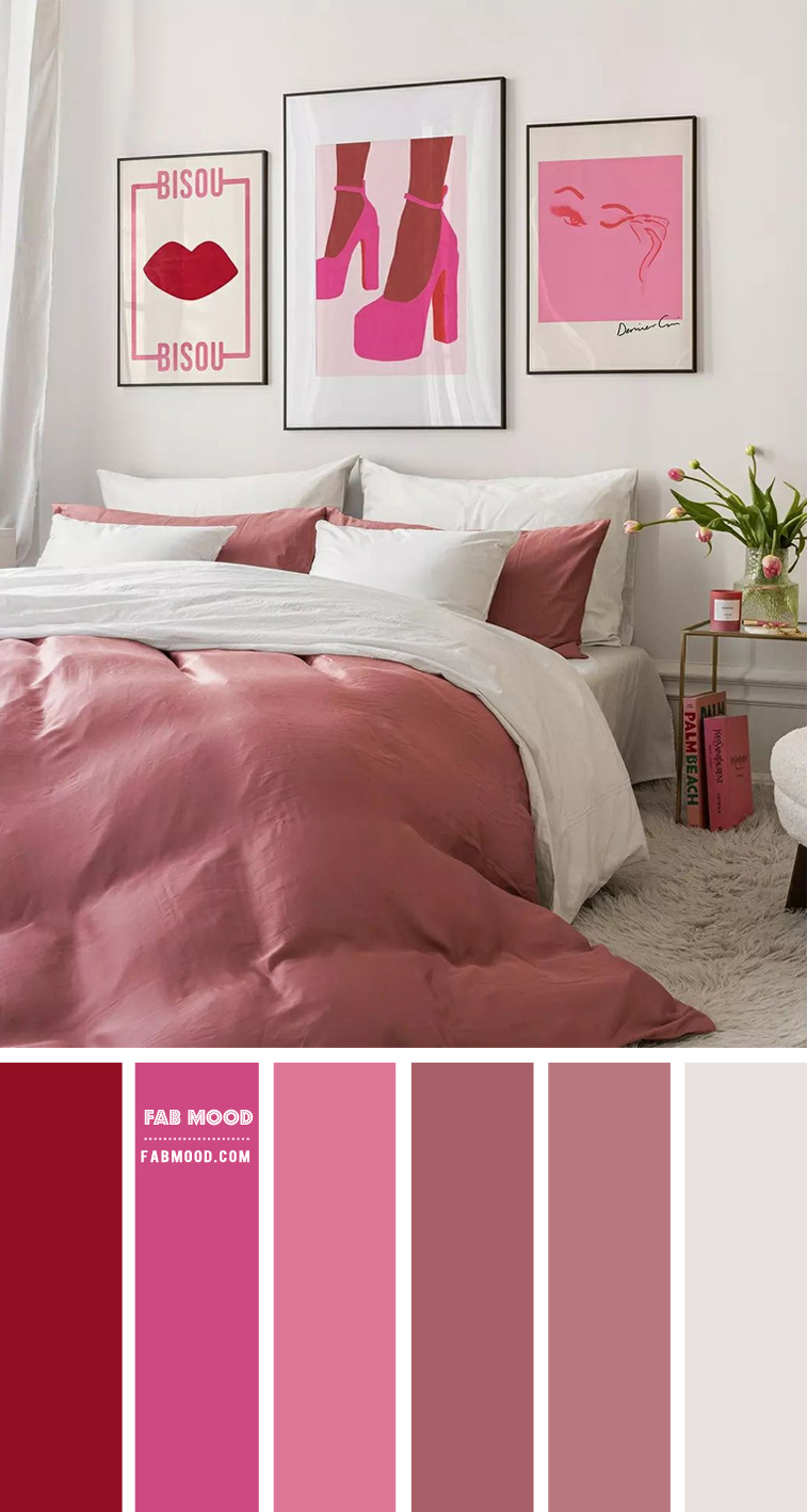 pink bedroom, pink earthy, dusty pink, 80s pink bedroom, retro pink bedroom, bedroom color scheme, chanel 80s vibe bedroom, shades of pink bedroom, pink bedroom color scheme