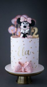 30 Birthday Cake Ideas for Little Ones : Minnie Cake for 2nd Birthday