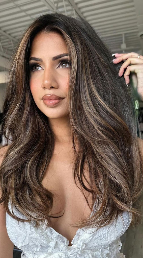 Inspired Chromatic Charisma Hair Colour Ideas for Every Season : Sunkissed Brunette