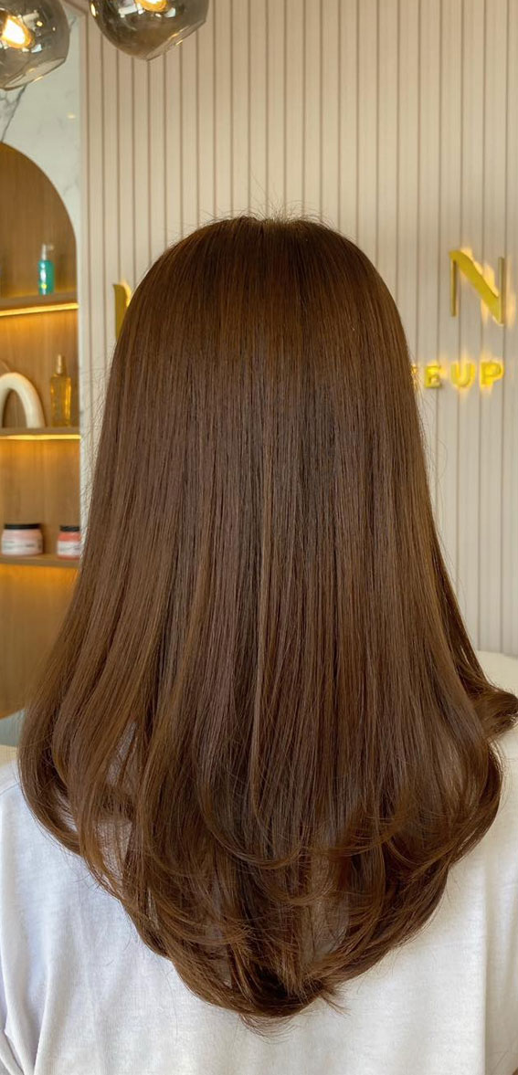 chestnut hair color, hair color trends, brunette, brown balayage, dark hair color ideas, biscuit hair colours, hair color ideas, spring hair colors, blonde balayage, honey brown bronde, bronde hair colors
