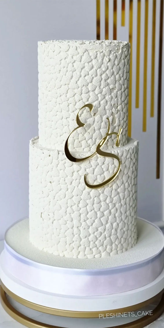 45 Inspiring Wedding Cake Designs For Your Big Day : Heartfelt Elegance