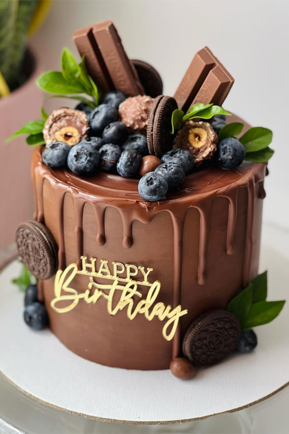50 Birthday Cake Inspirations For Every Age : Irresistible Chocolate Cake