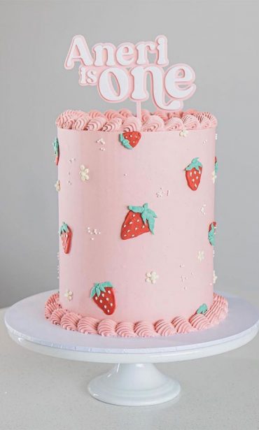 50 Birthday Cake Ideas To Delight And Impress : Sweet Pink First ...