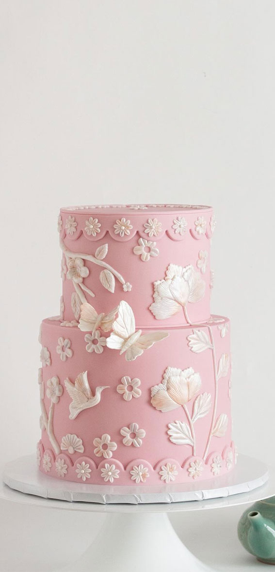 50 Birthday Cake Ideas to Delight and Impress : Pretty in Pink Cake