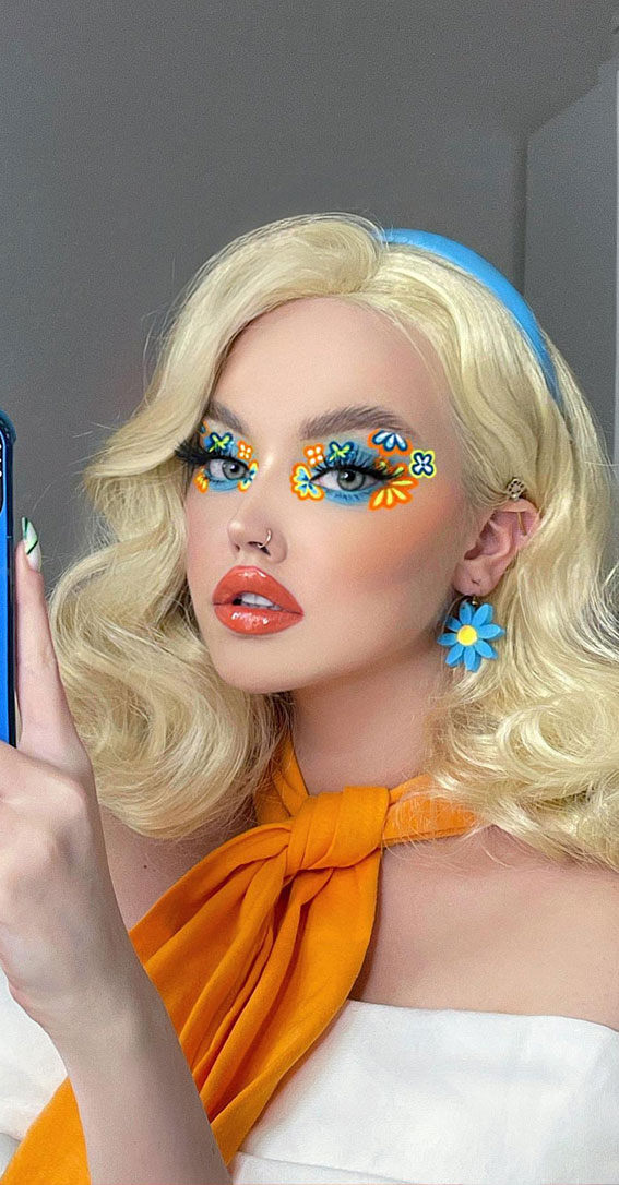 50 Vibrant Makeup Looks For Bright Weather : Scooby-Doo Inspired Fred