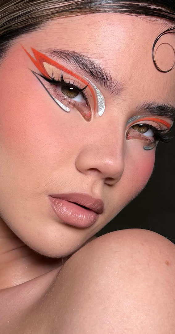 50 Vibrant Makeup Looks For Bright Weather : Sunset Mirage