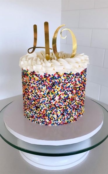 25 Sprinkle Cake Ideas to Sweeten Your Celebration : Sprinkle Cake for ...