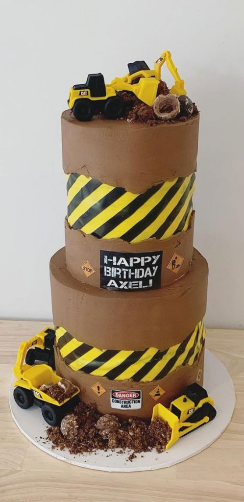 25 Excavating Digger Birthday Cake Ideas : Fault Line Digger Chocolate Cake