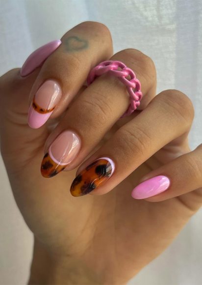 40 Cute Spring Nail Designs To Brighten Your Look : A Stylish Spring Fusion