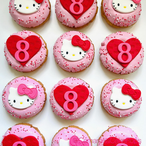 30 Tempting Cupcake Varieties : Hello Kitty Cookies
